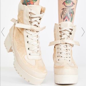 Dolls Kill Decline Platform Boots